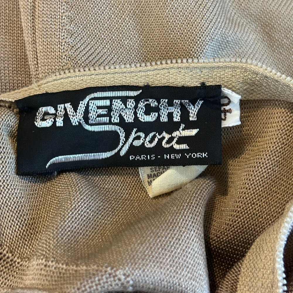 Givenchy  Sweater Size M Sport Womens‎ Tan Knit Logo Turtleneck - Picture 5 of 7
